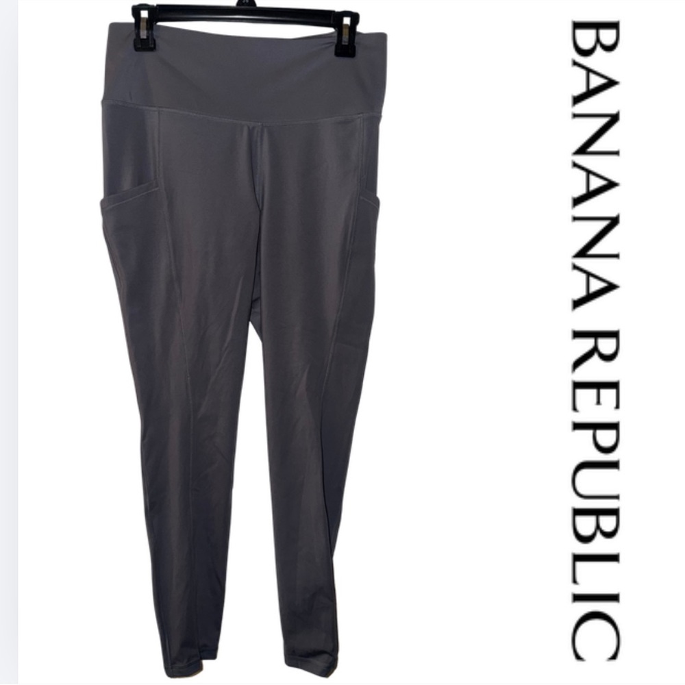 Banana Republic Women's High Rise Cropped Gray Leggings